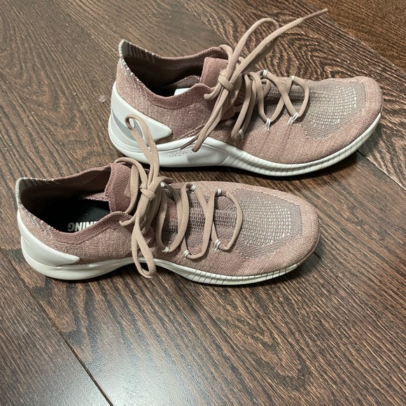 Nike pink slip on/lace up sneaker. Size 6.5 - Picture 2 of 7